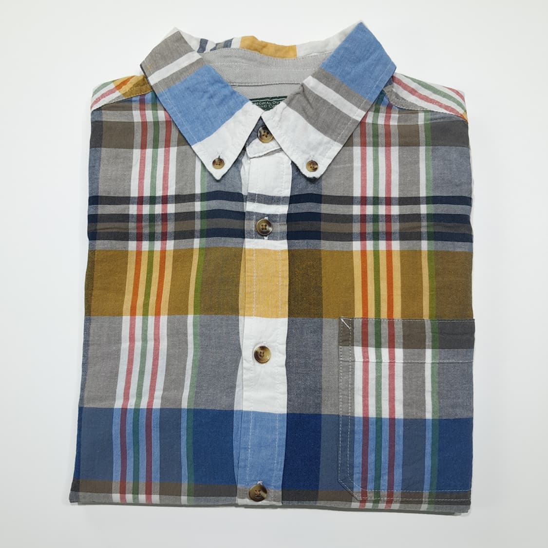 CK122 L 울리치 00s 버튼다운 프레피 마드라스체크 셔츠 남방 상품이미지8