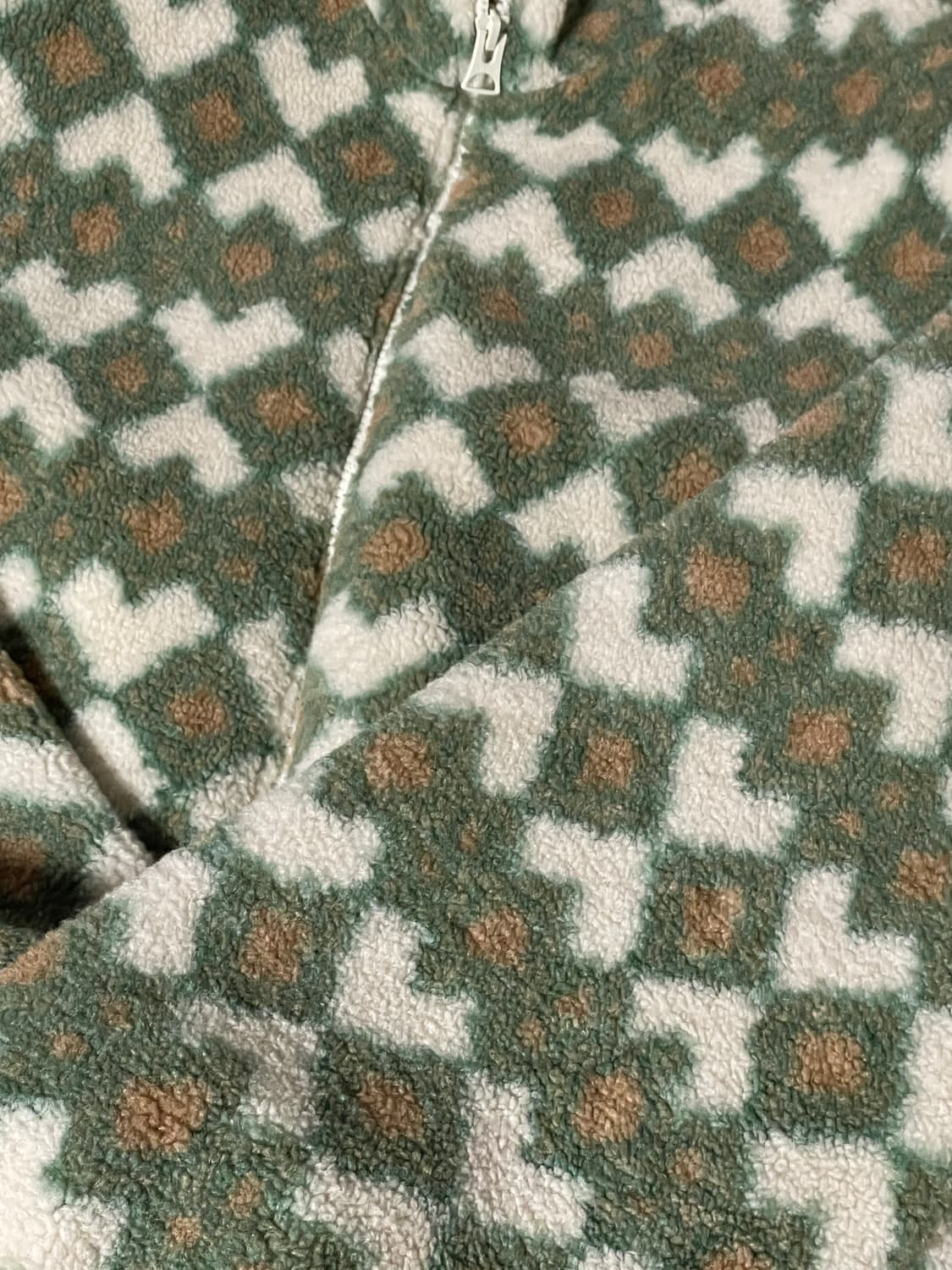 비전스트릿웨어 플리스 자켓 그린 상품이미지3