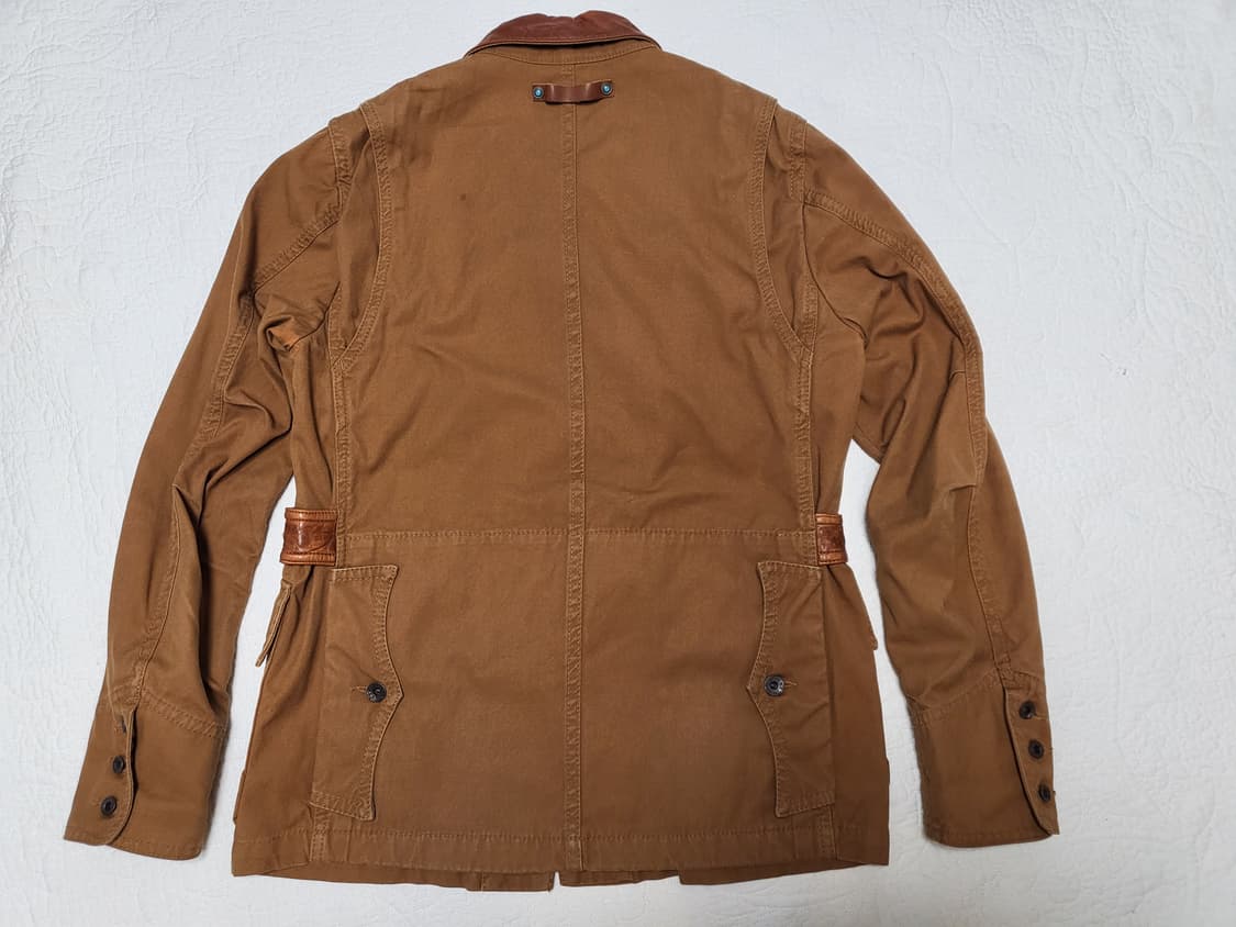 타케오 키쿠치 레더 카라 헌팅 자켓 상품이미지6