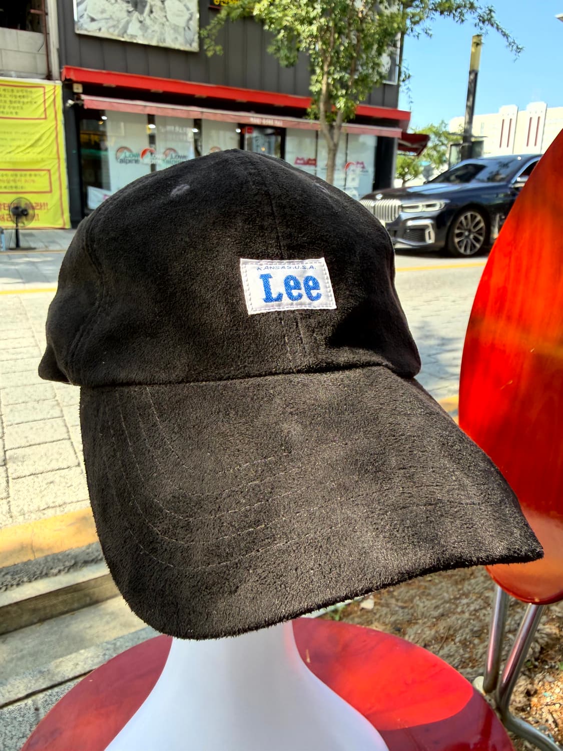Lee  Mini Patch Suede Texture Ball Cap 상품이미지2