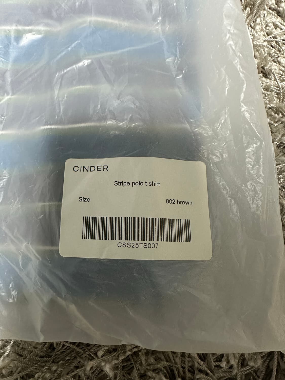 [2] 신더 스트라이프 폴로 티셔츠 브라운 상품이미지5