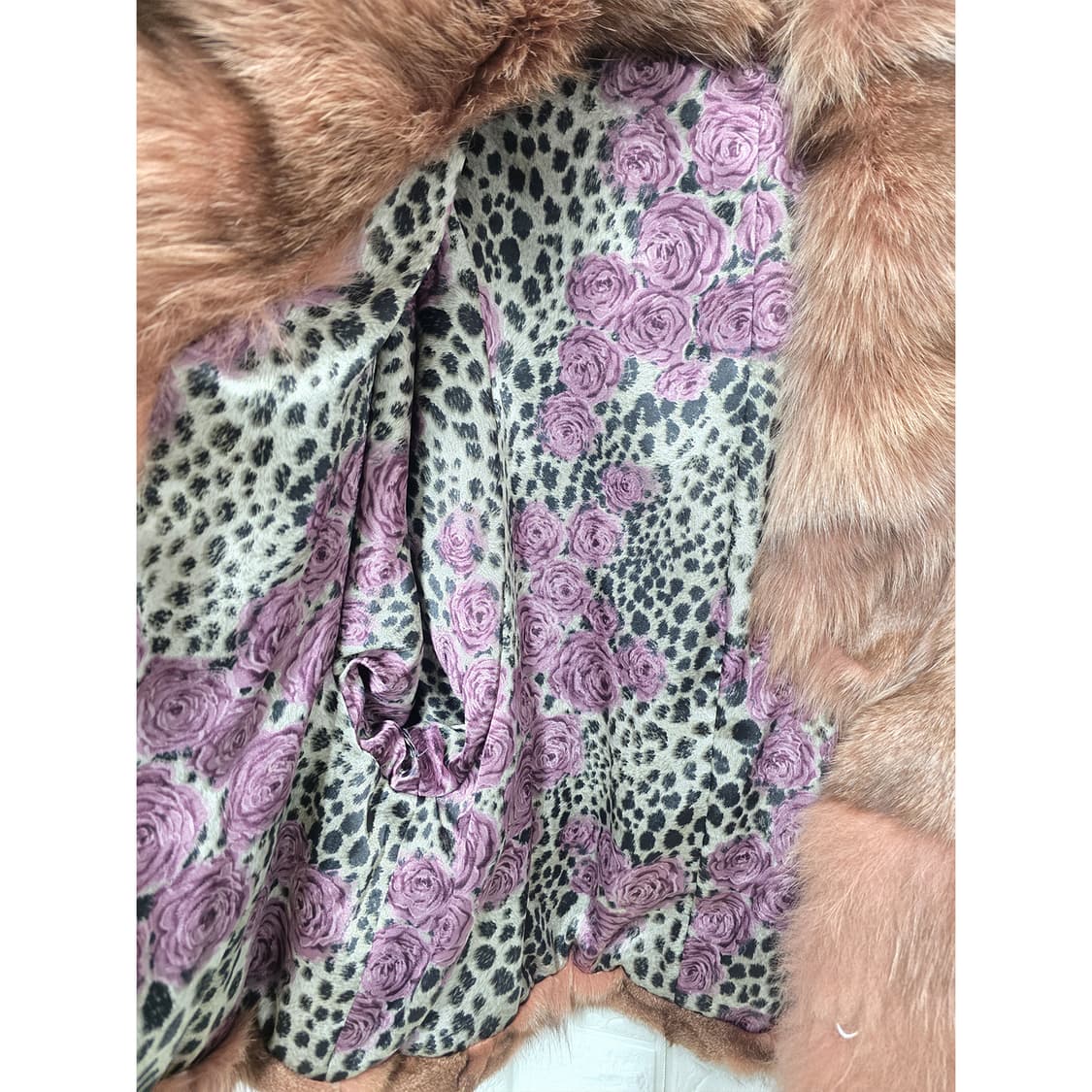 택포) 폭스 퍼 자켓 M 상품이미지3