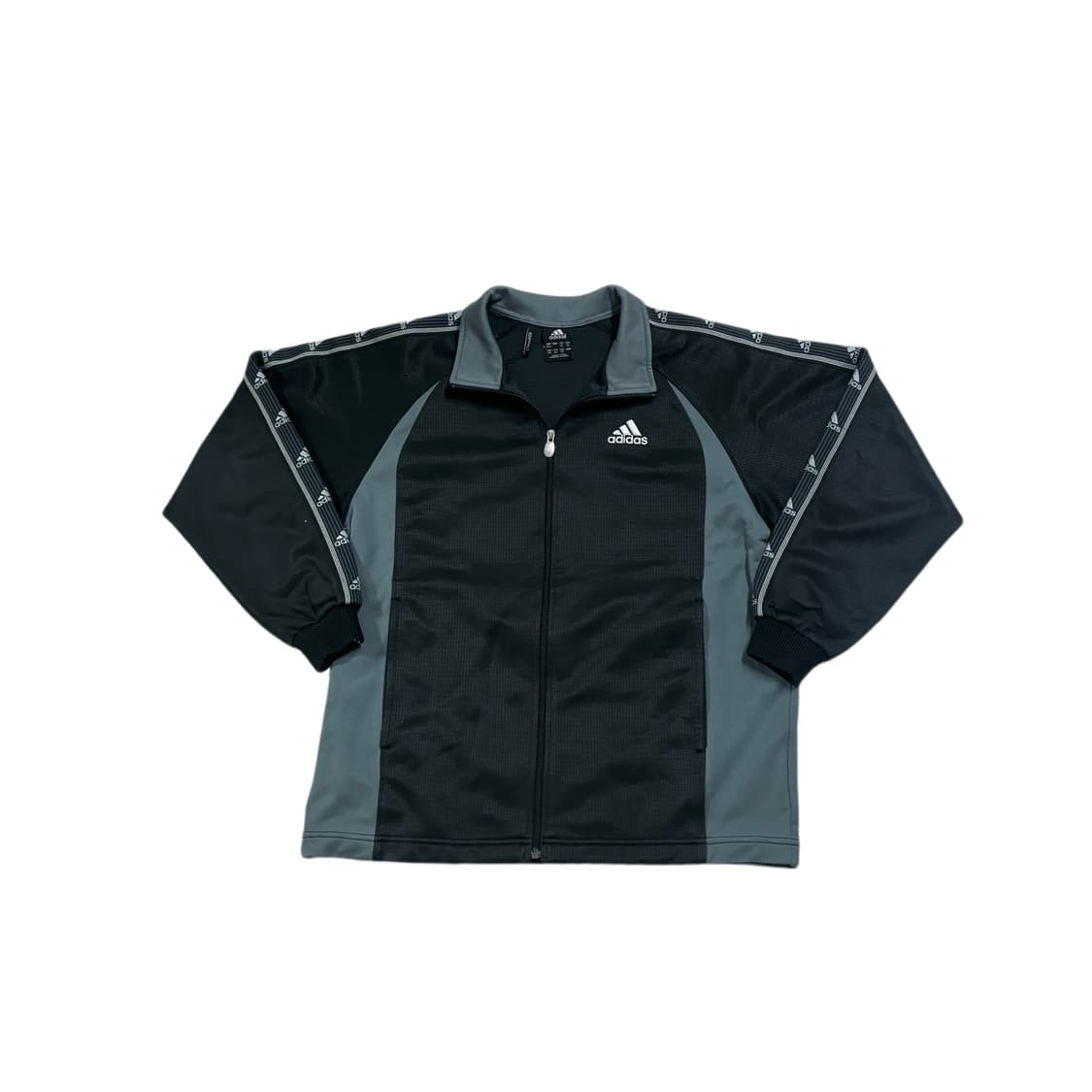 아디다스 블랙 그레이 져지 올드스쿨 트랙탑 상품이미지2