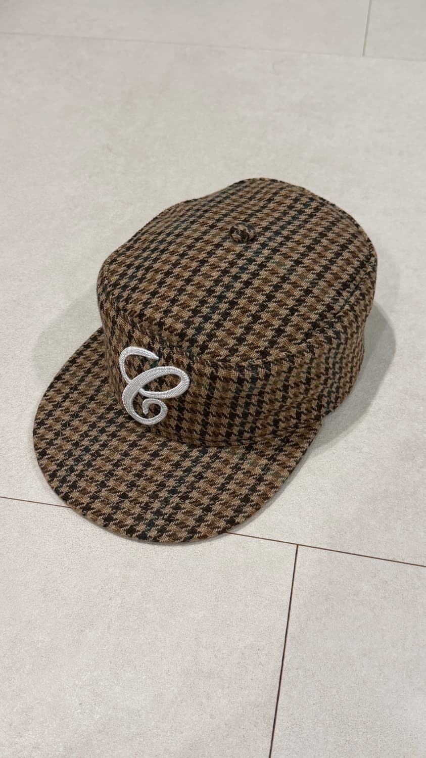 6crayon 하운드투스 체크 캡 상품이미지2