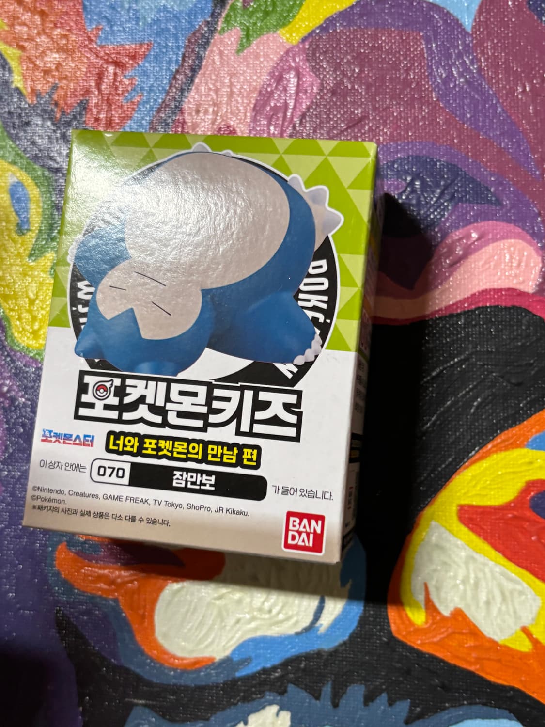 미개봉) 포켓몬키즈 잠만보 포켓몬 피규어 미니어처 인테리어 소품 상품이미지2
