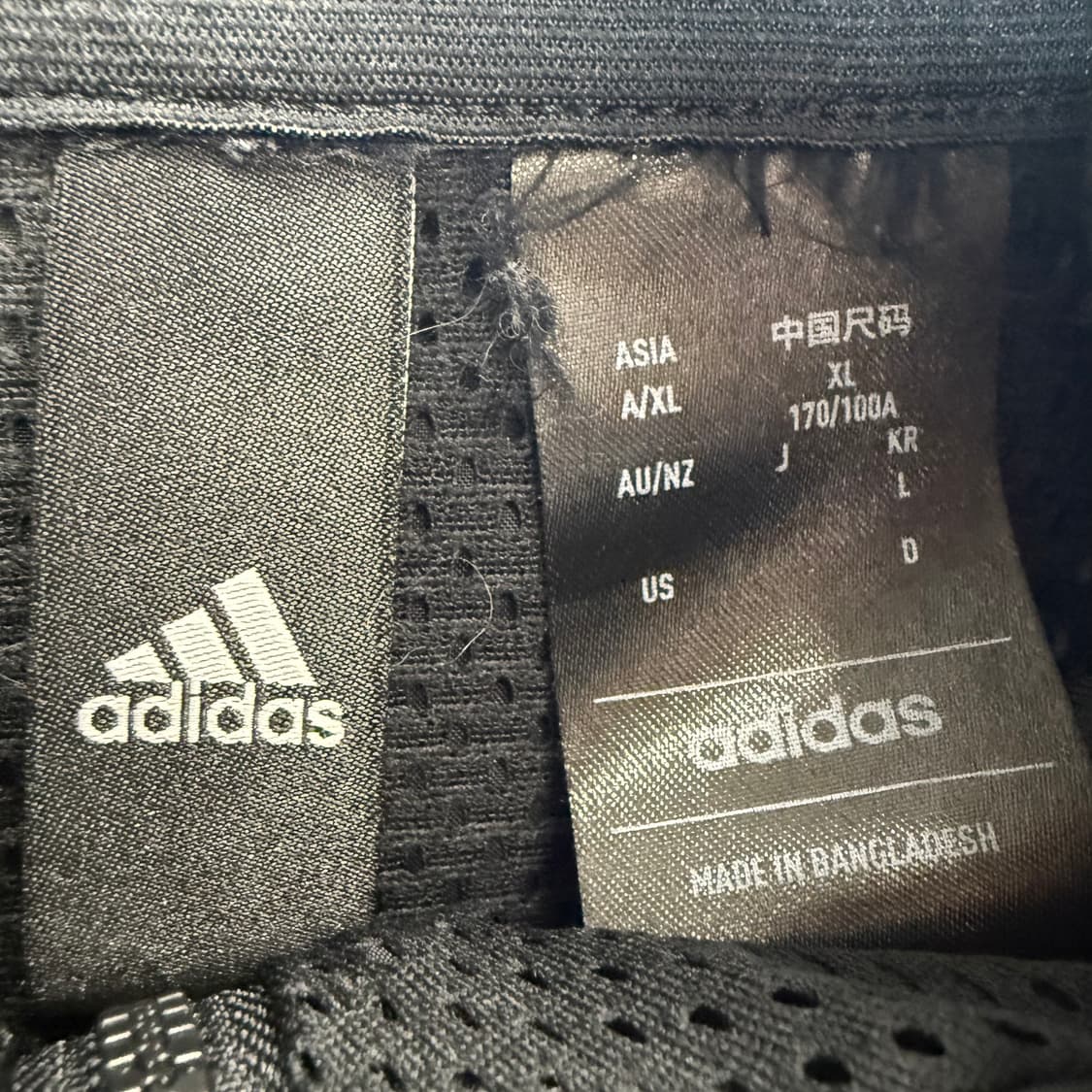 L) 아디다스 삼선 오버핏 윈드브레이커 바람막이 블랙 상품이미지3