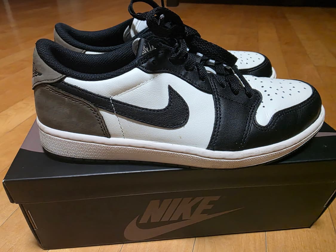 [실착 0회]나이키 조던 1 레트로 로우 OG 모카 265 상품이미지1