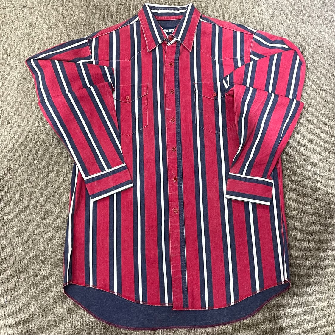 Wrangler 랭글러 스트라이프 웨스턴 셔츠 레귤러 핏 상품이미지1