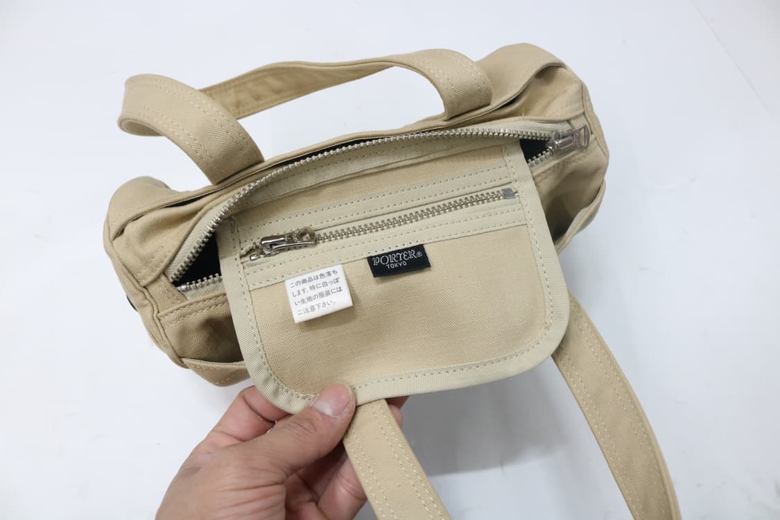 포터 베이지 미니 보스턴백 상품이미지9