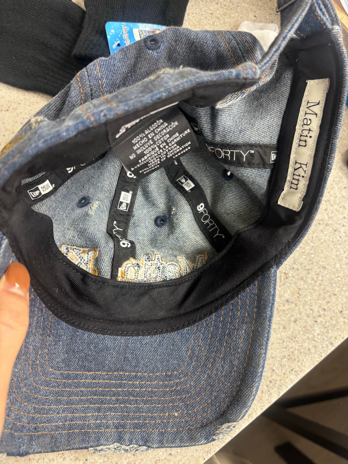 뉴에라 x 마킹 940언스트 데님 베이직 볼캡 다크 블 상품이미지3