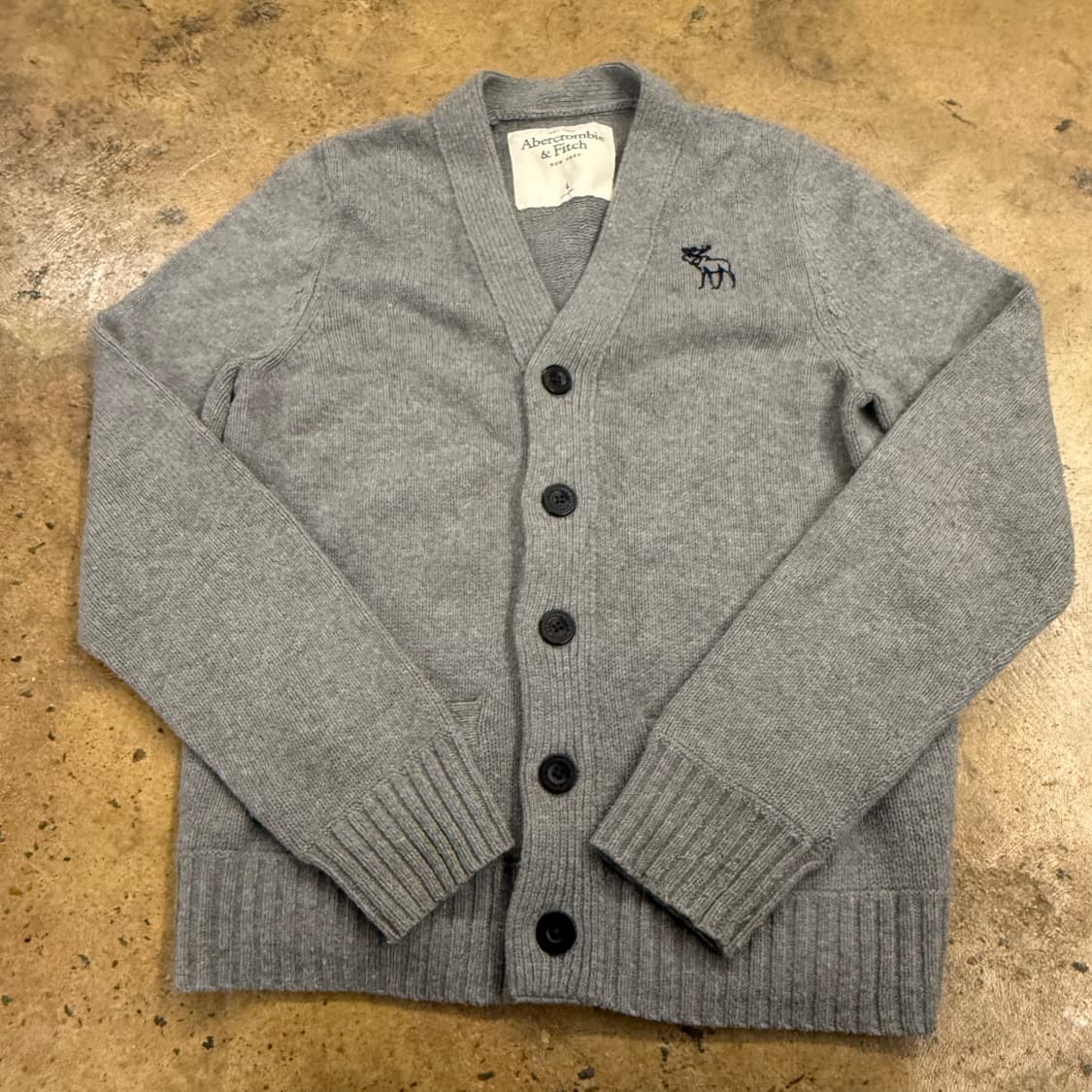 아베크롬비 그레이 가디건  상품이미지2
