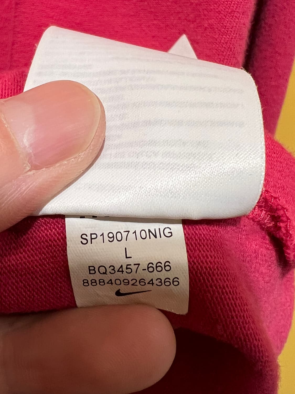 [L] 나이키 ACG 롱슬리브 로고 티셔츠 러쉬 핑크 US/EU 상품이미지7