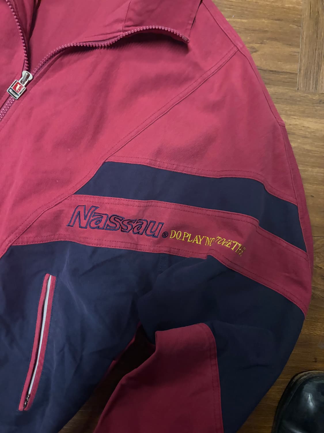 NASSAU EMBROIDERED WINDBREAKER JACKET 상품이미지5