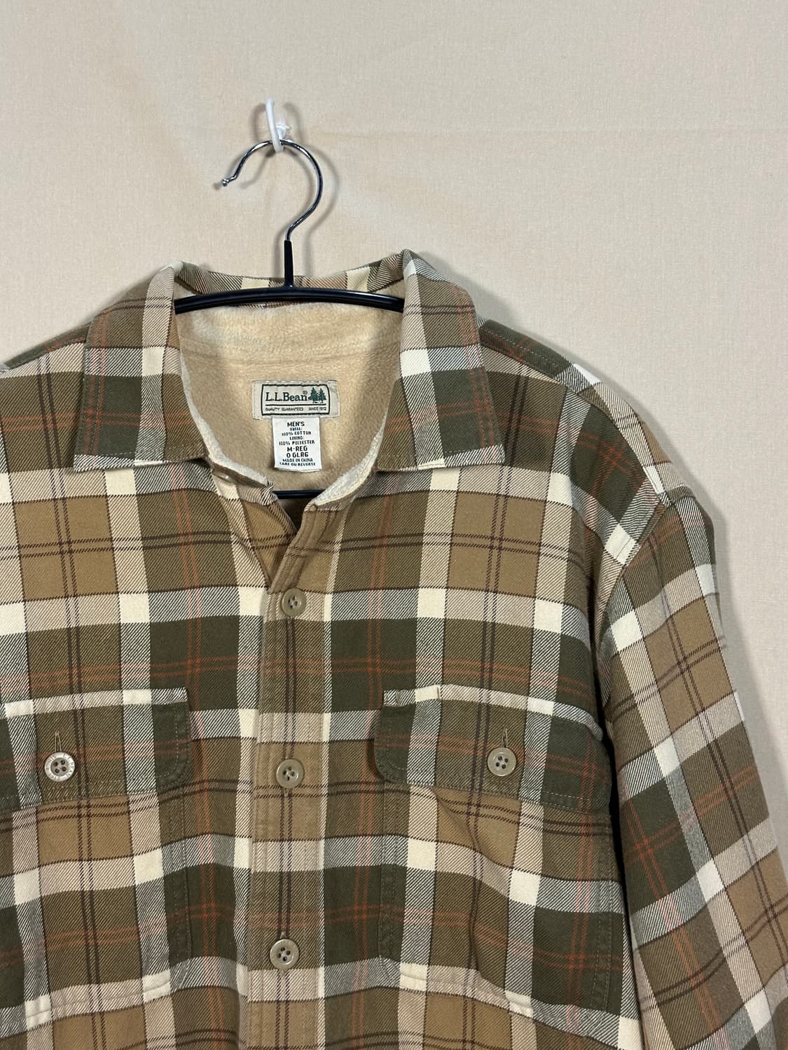 엘엘빈 빈티지 플리스 셔츠 처분  상품이미지2