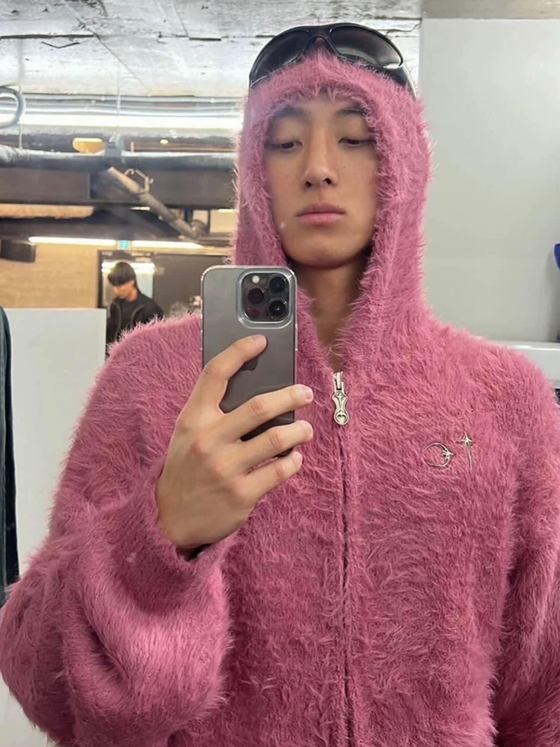 떠그클럽 tc 모헤어 퍼자켓 상품이미지1