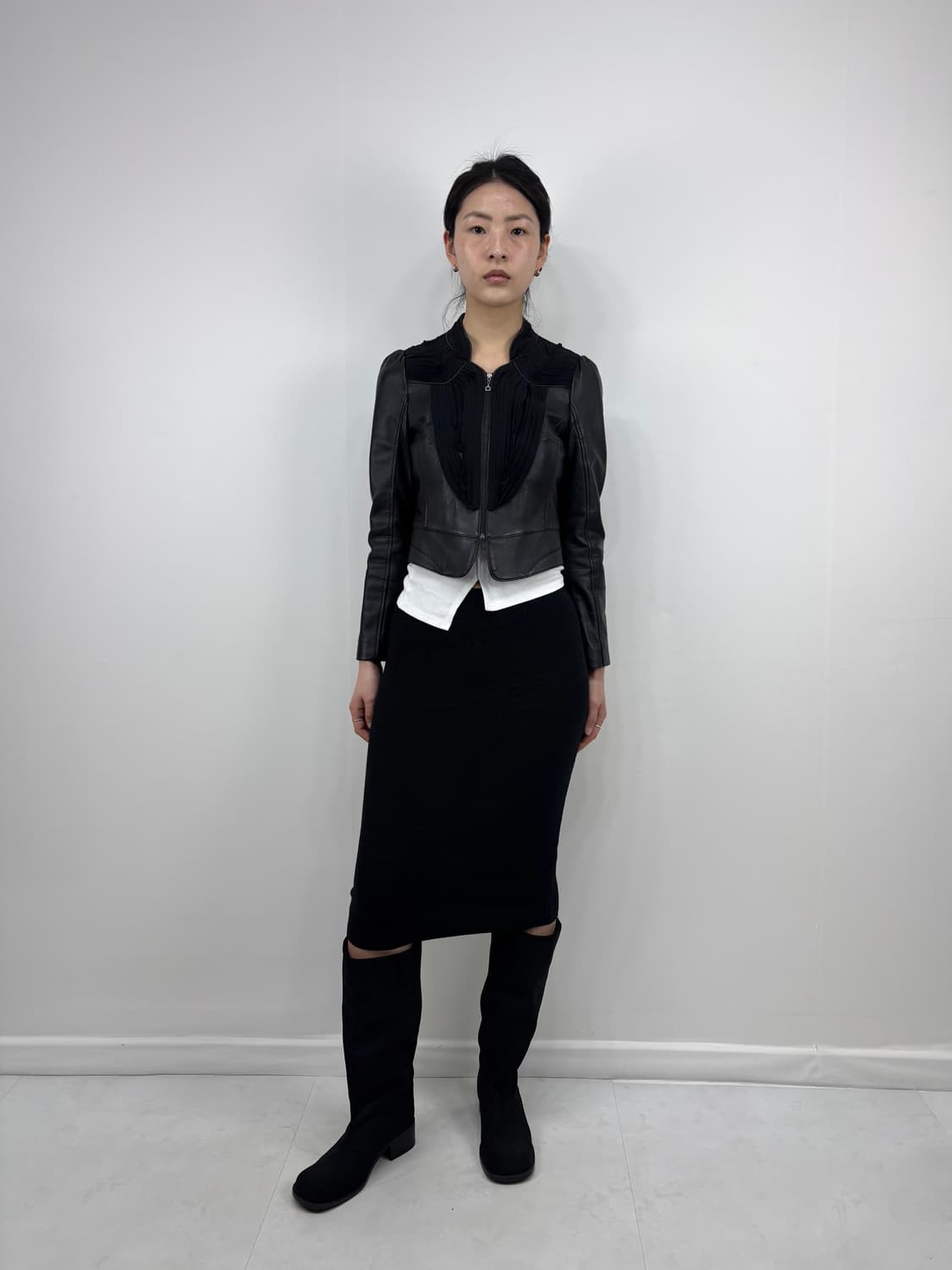 LAMBSKIN SLIT JACKET 상품이미지3