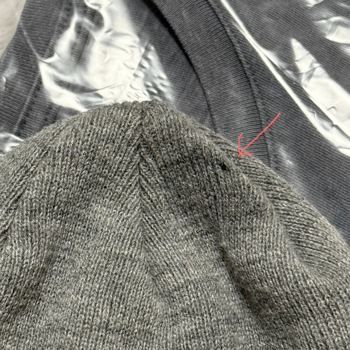 미스치프 롬버스 비니 그레이 상품이미지3