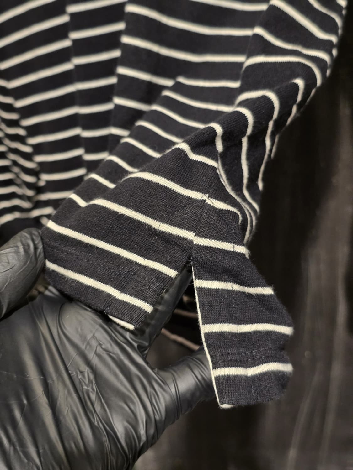 Stone Island Denims Striped Polo Shirt 상품이미지5