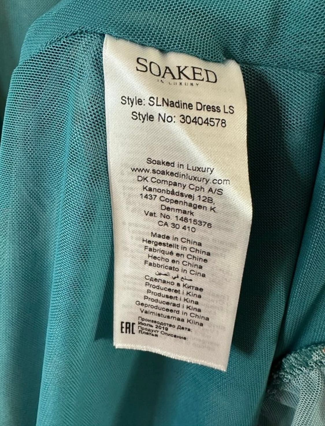 Soaked in Luxury플라워 패턴 랩 롱 원피스  상품이미지9