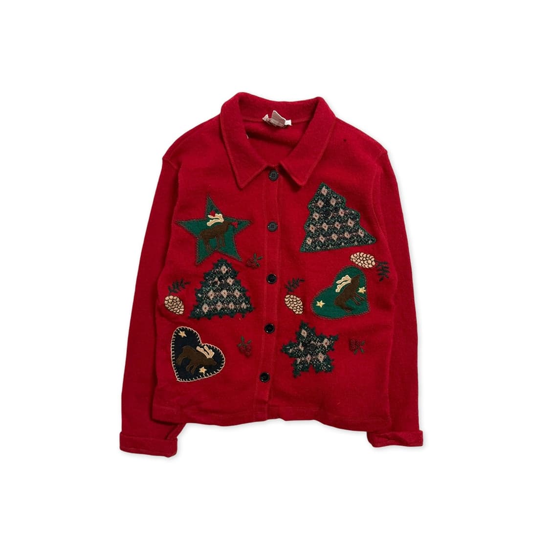 티롤 크리스마스 울 자켓 상품이미지1