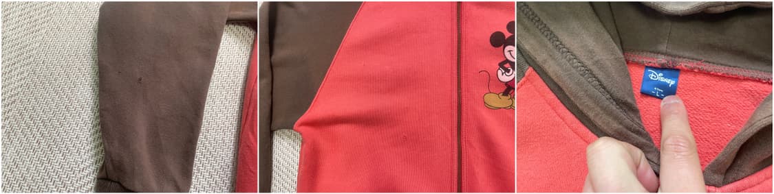 디즈니 미키마우스 프린팅 썬 페이딩 후드집업  J04154 상품이미지10