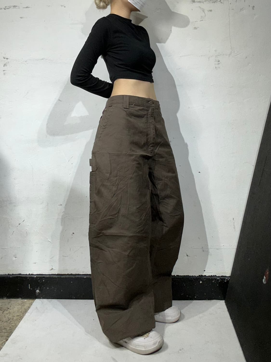 칼하트 B151 브라운 와이드 카펜터 워크 팬츠 카고 바지 42 상품이미지1