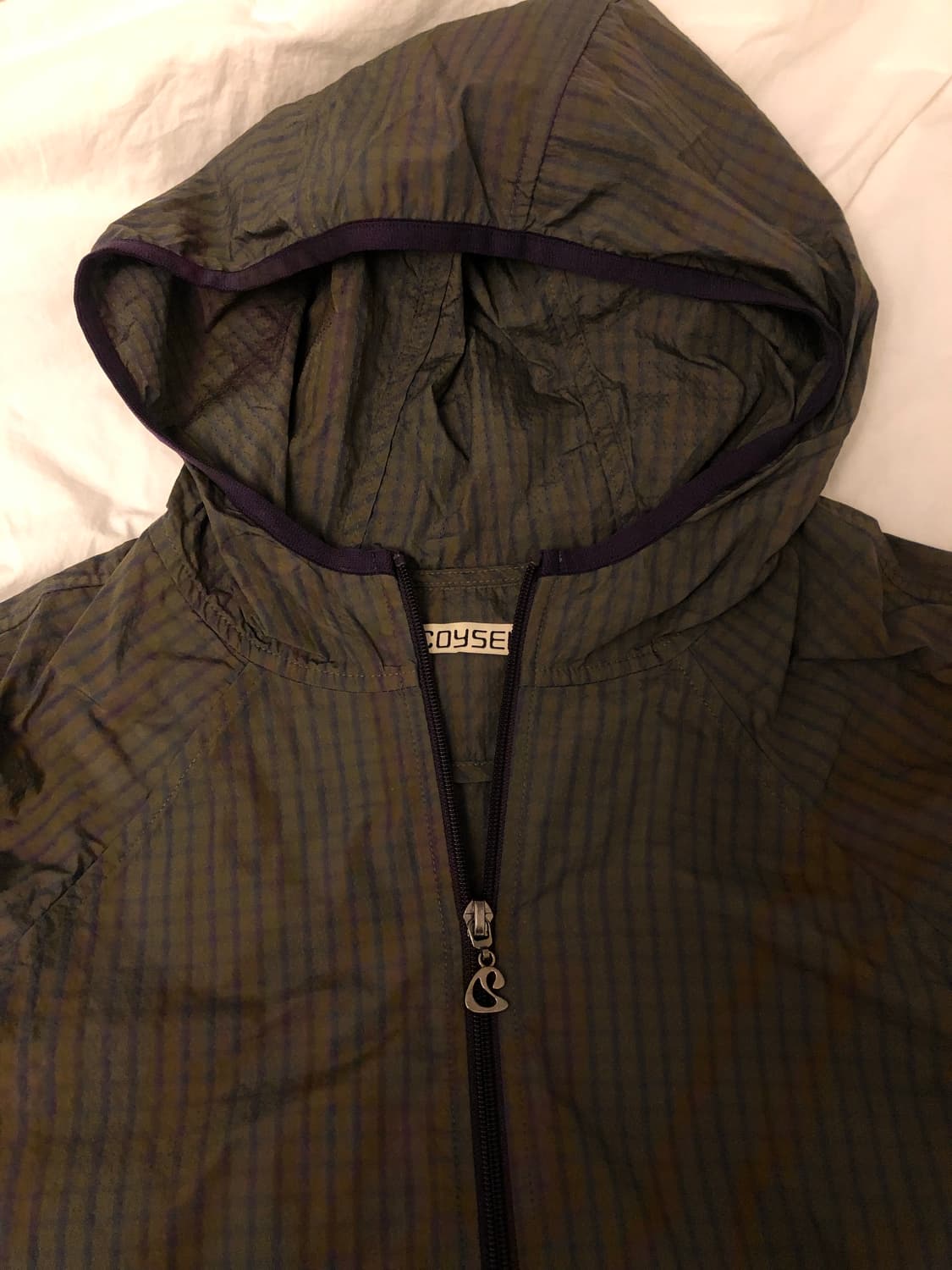 코이세이오 체크 바람막이 (머드카키) 상품이미지3