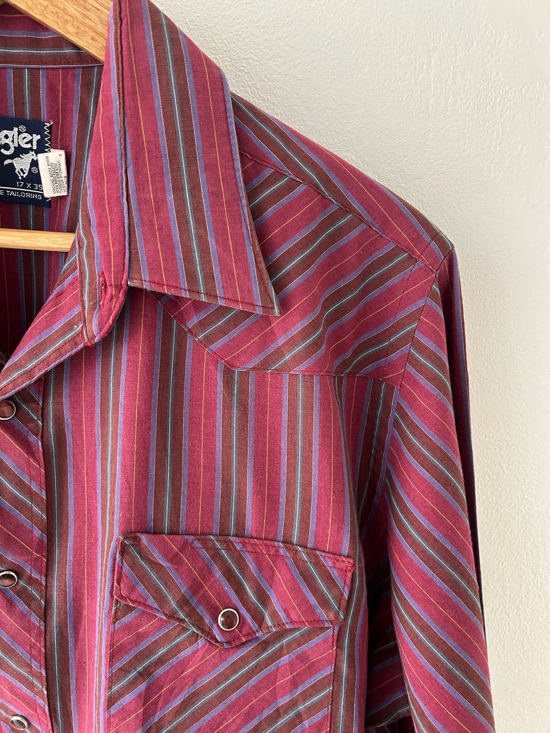 80-90's vtg Wrangler cowboy-cut  Western 상품이미지2