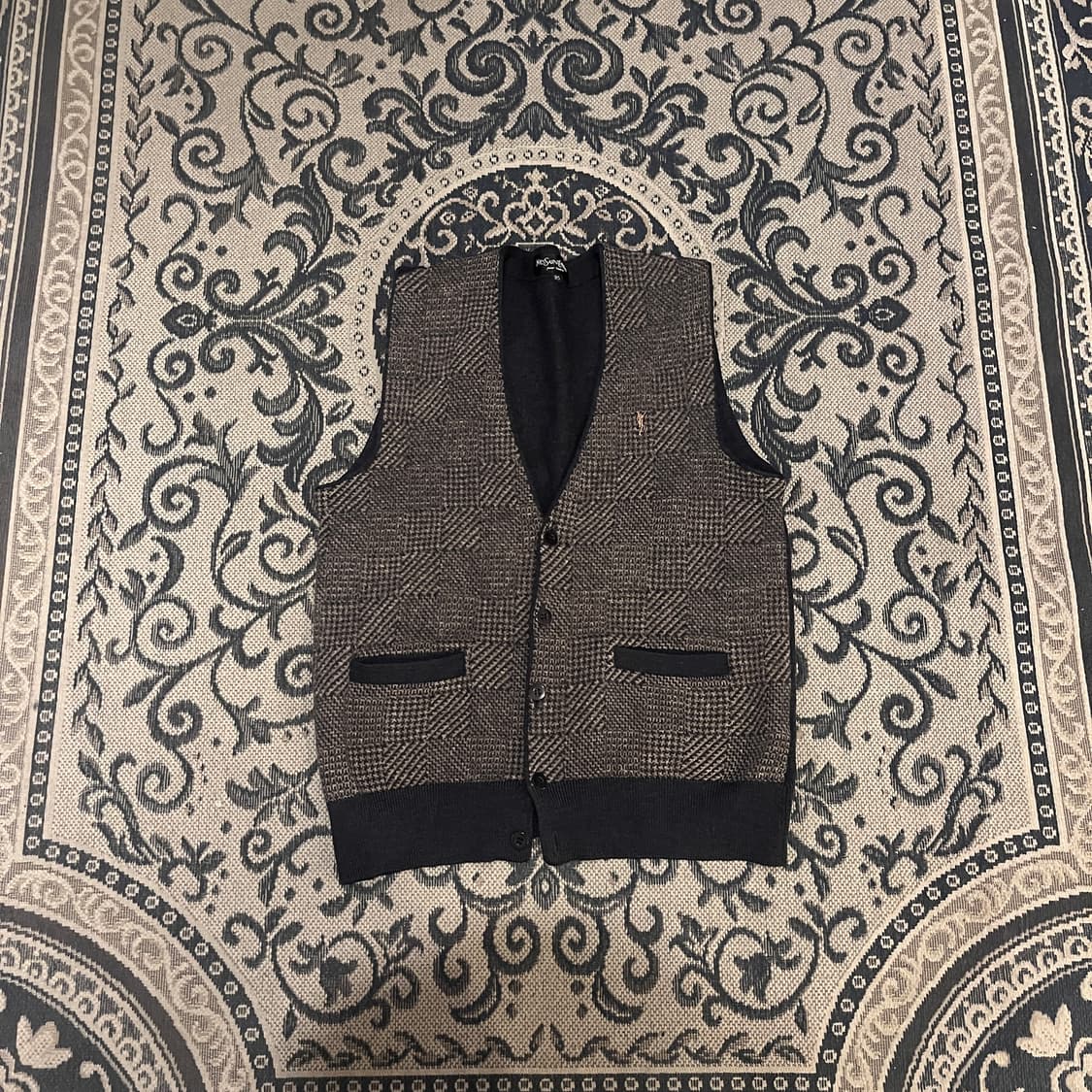 95 입생로랑 니트 조끼/W2589 상품이미지1