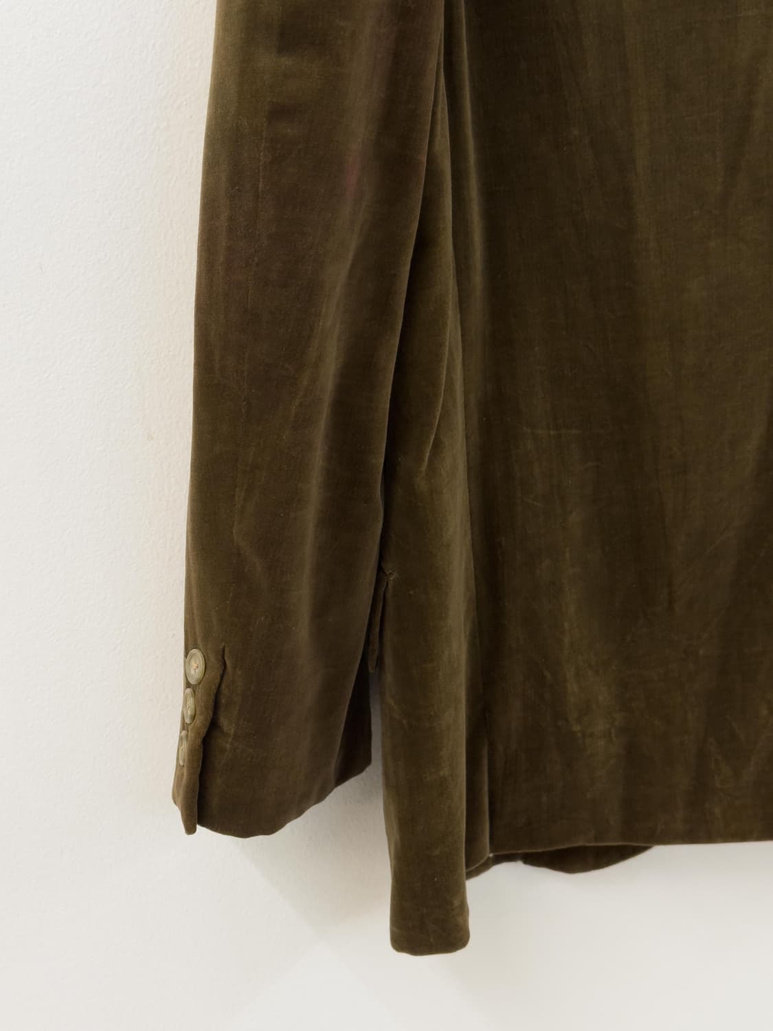 80's 요지야마모토 벨벳 자켓 상품이미지6