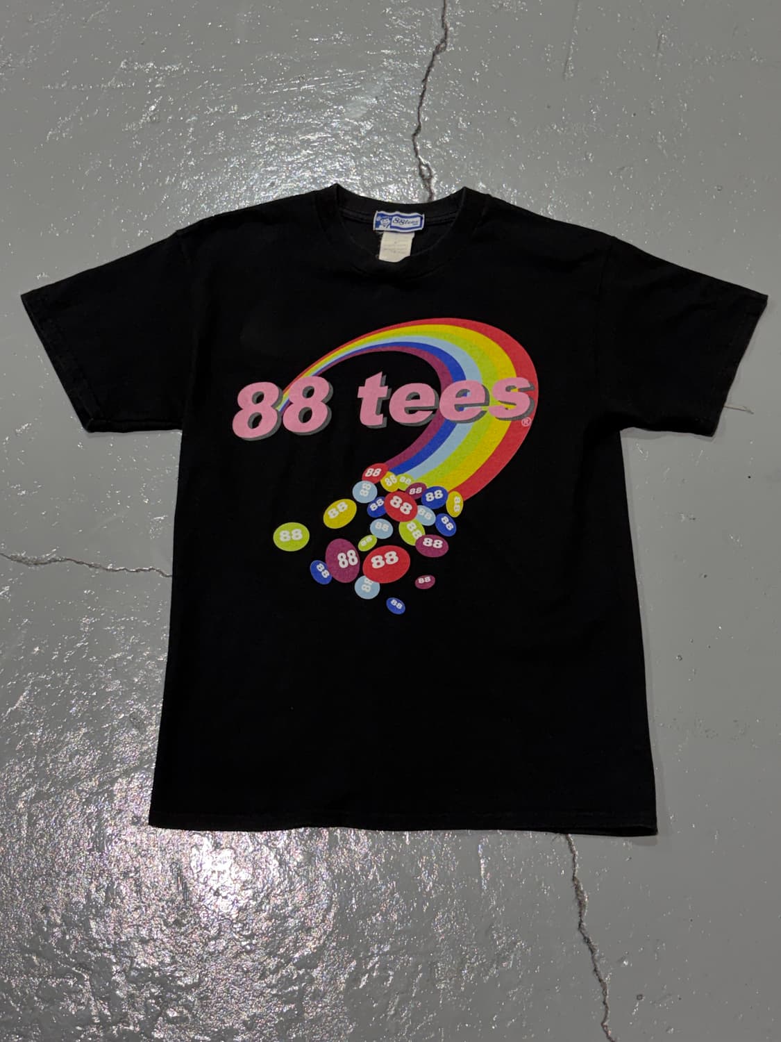 88 tees 우먼 블랙 티셔츠 (USA) 상품이미지1