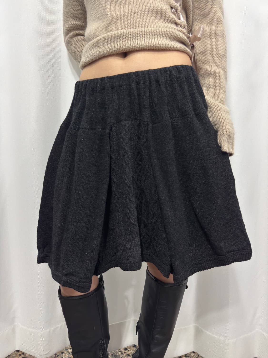 zucca design knit mini skirt 상품이미지1