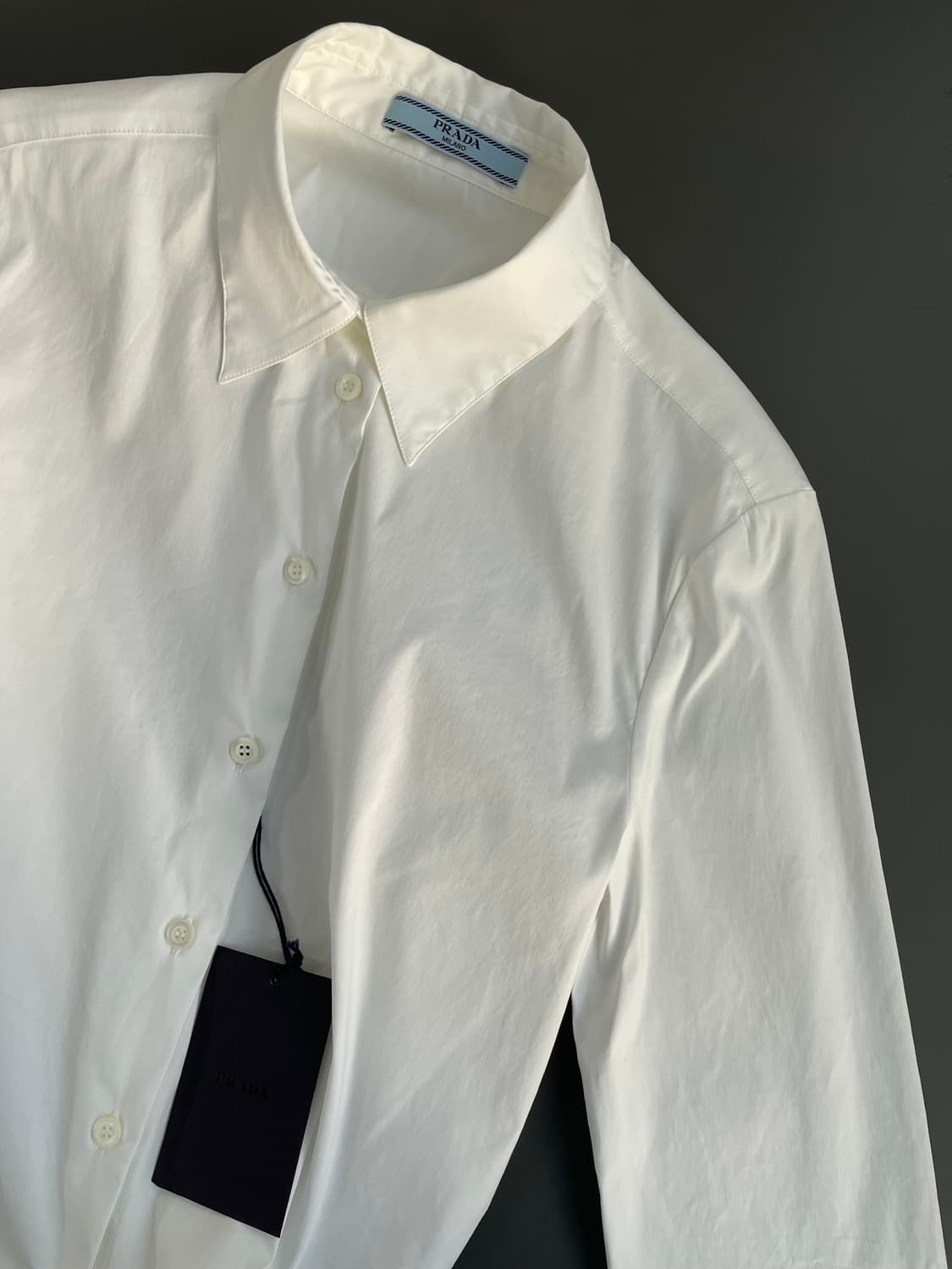 [38] 프라다 여성 포플린 코튼 셔츠 [새상품] 상품이미지3