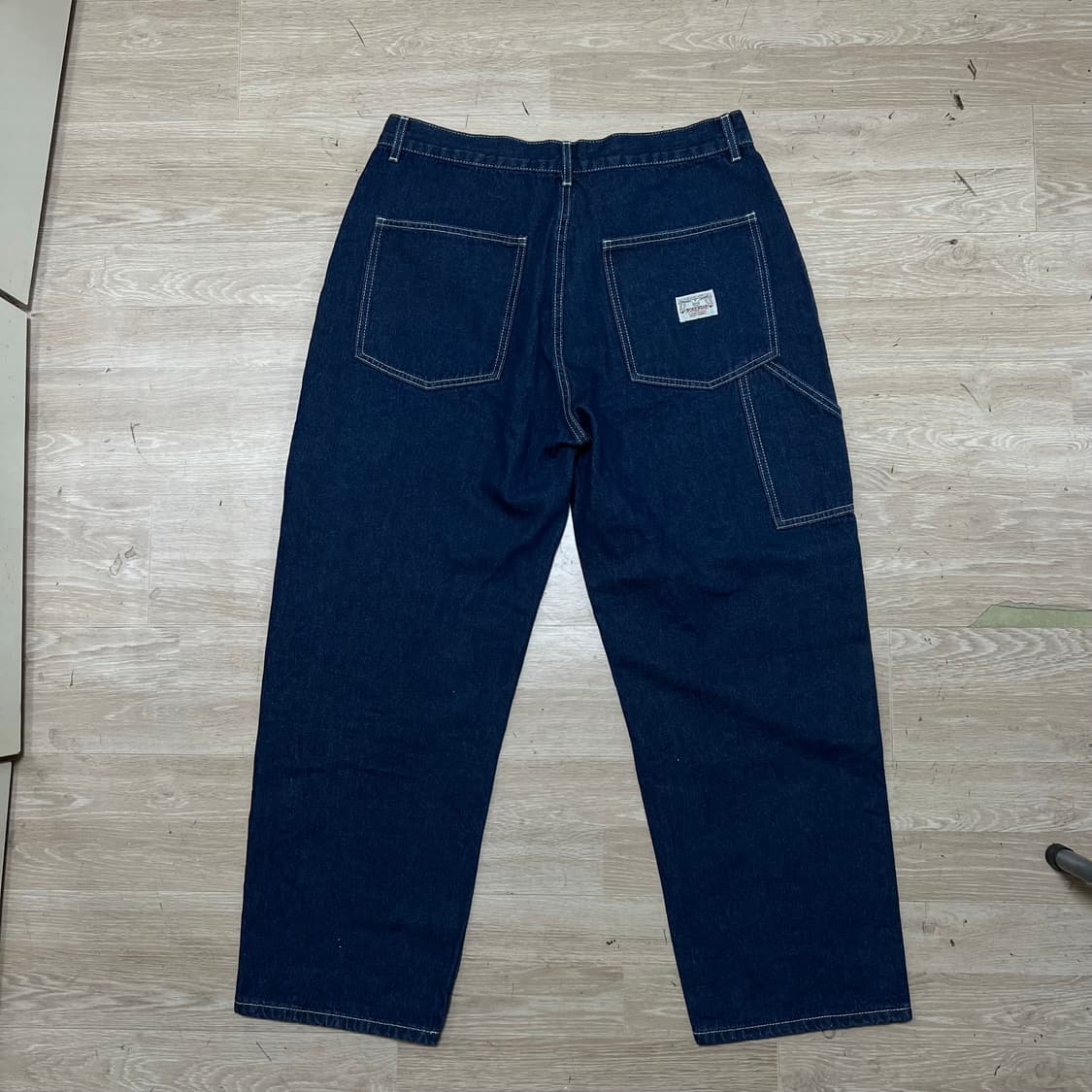 베터 크래프트 워크웨어 더블니 카펜터 데님 청바지 [진청] 34 상품이미지4