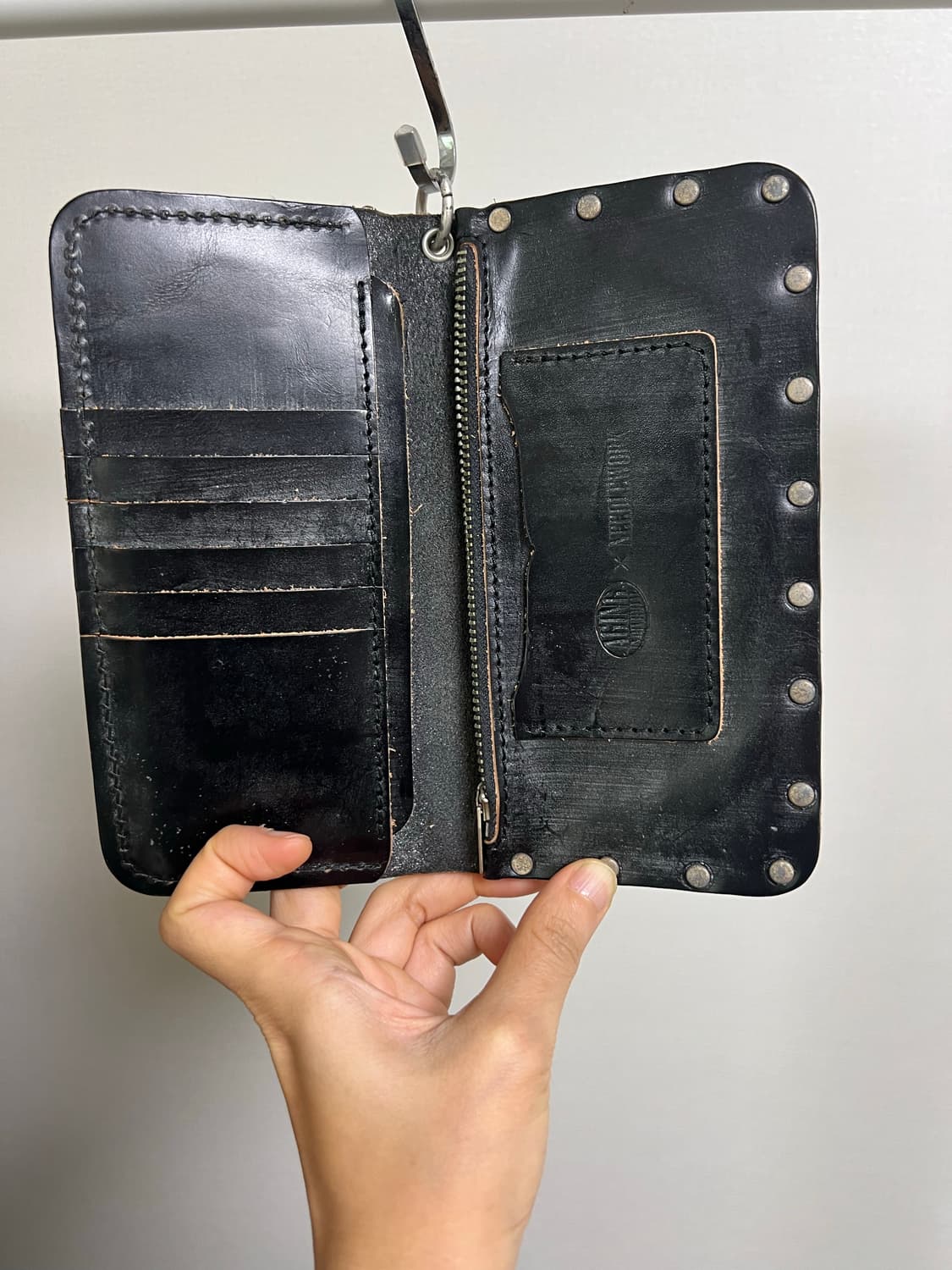 agingccc 바이커 가죽장지갑 상품이미지5