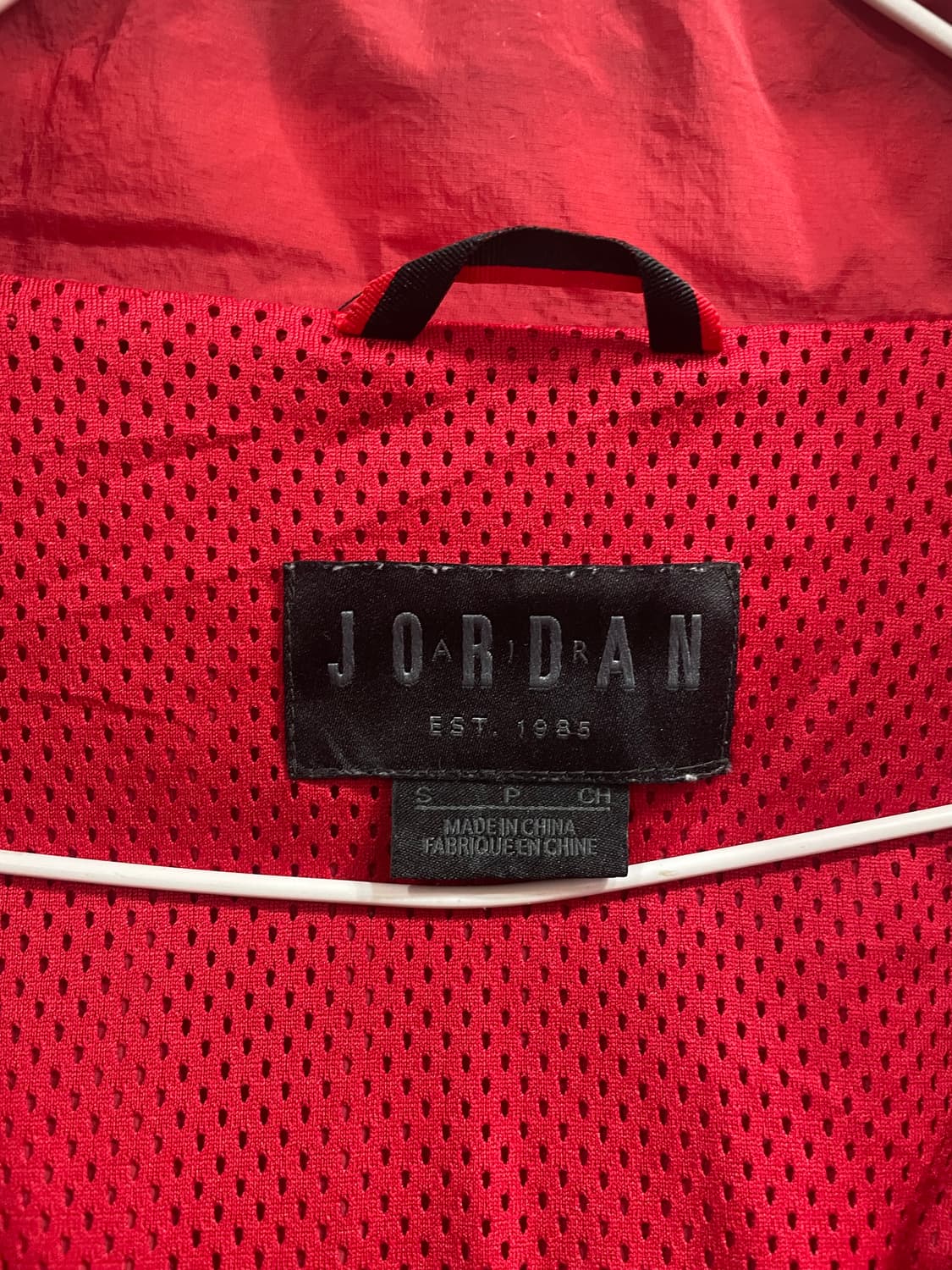 나이키 조던 크롭 바람막이자켓 레드 S 크롭자켓 숏자켓 상품이미지5