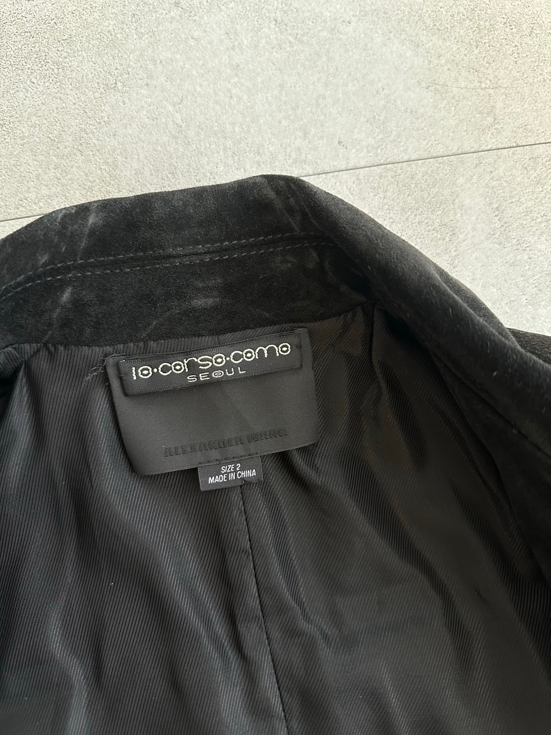 알렉산더왕 스웨이드 레더 바이커 베스트 상품이미지7