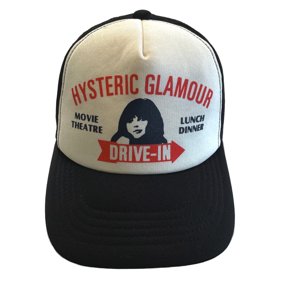 히스테릭글래머 드라이브인 메쉬캡 블랙/화이트 상품이미지2