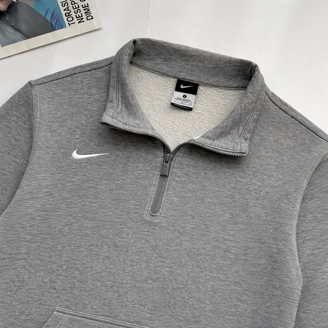 Nike 나이키 그레이 하프 집업 맨투맨 상품이미지3