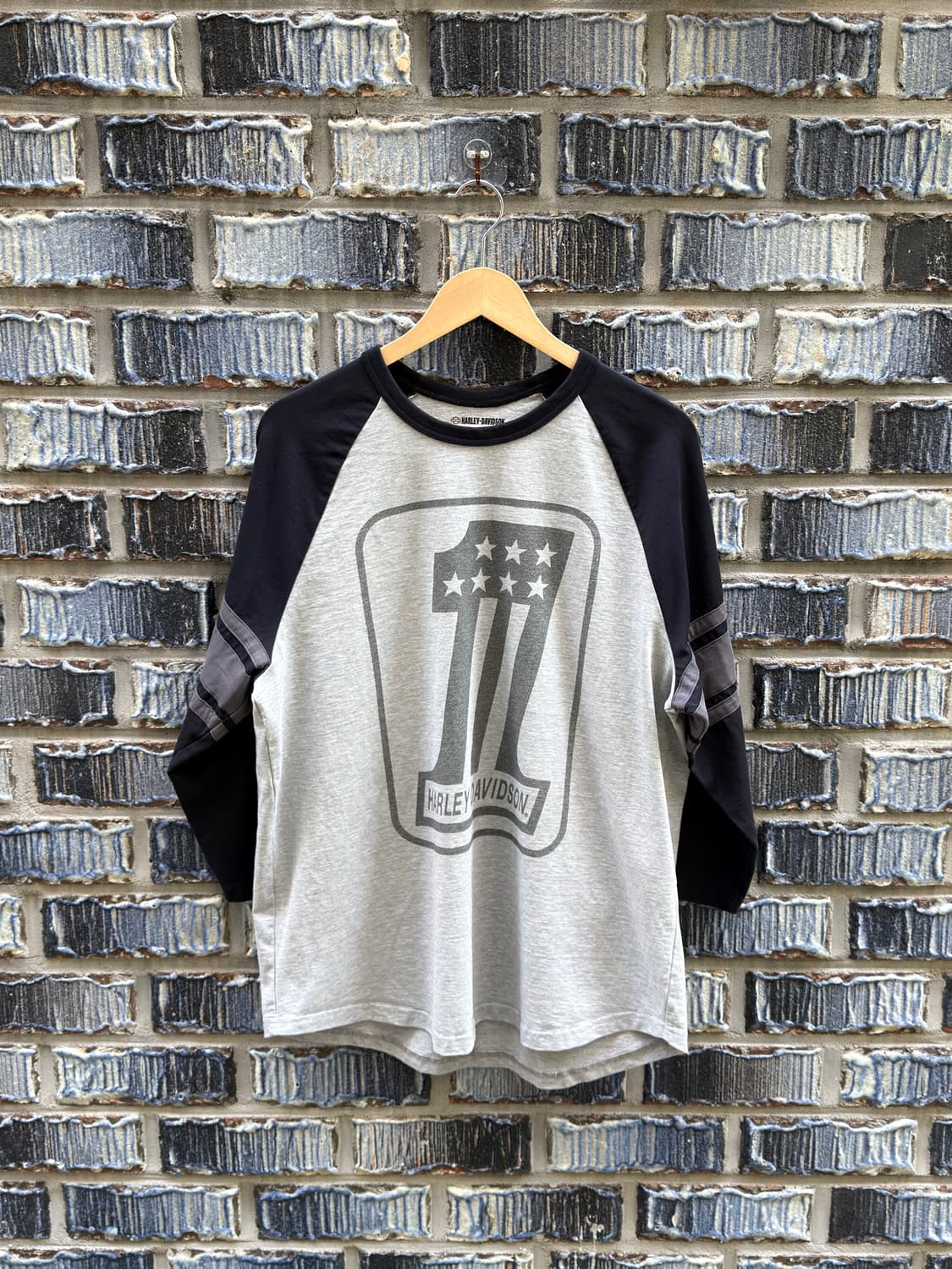 할리데이비슨 7부 슬리브 티셔츠 상품이미지1