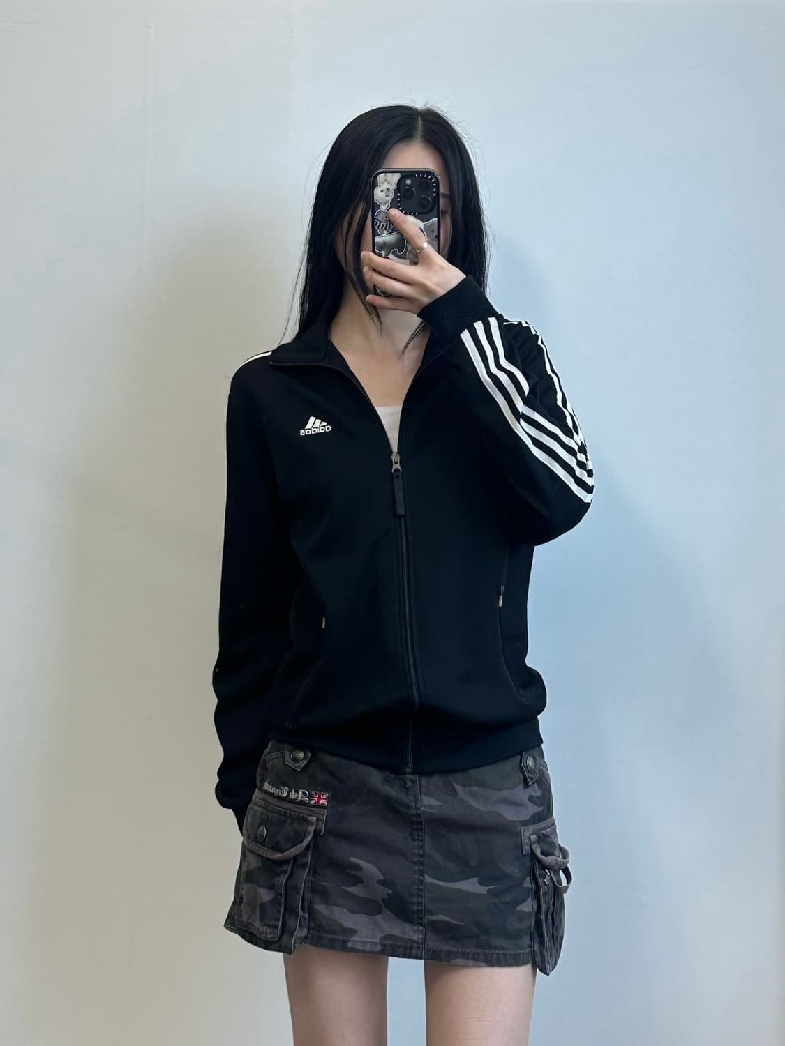 아디다스 사이드라인 블랙 트랙탑 져지 상품이미지1