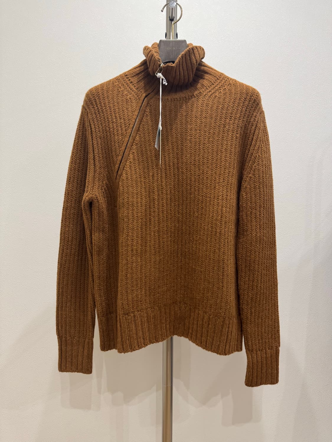 Bed j.w. Ford 21AW 하이넥 사선지퍼 스웨터 상품이미지1