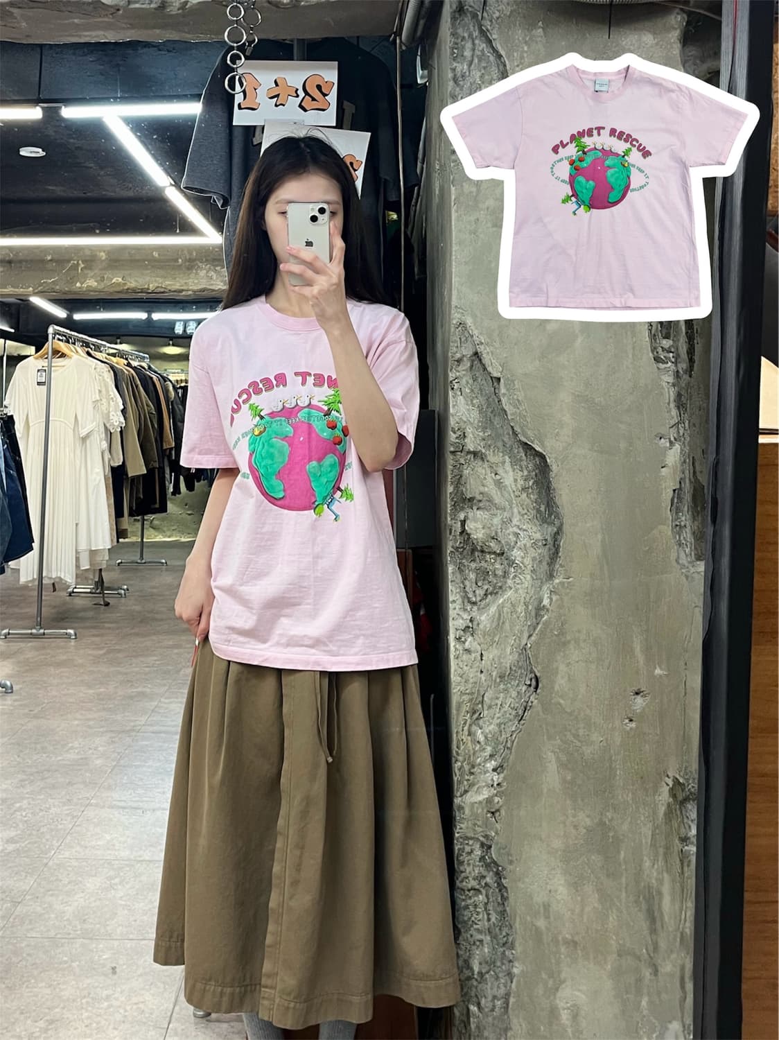 아크메드라비 반팔티 핑크 #csz4135 상품이미지1