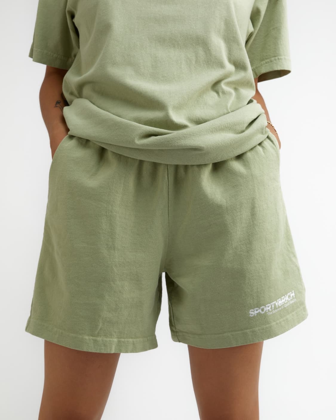 스포티앤리치 sporty&rich 반팔 반바지 셋업 상품이미지3