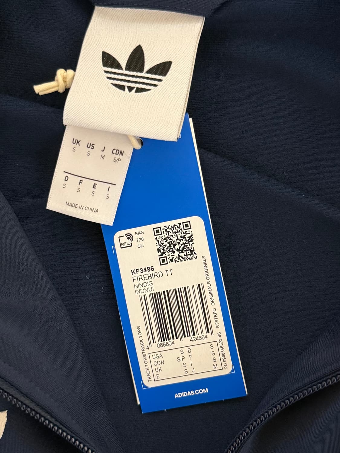 아디다스 오아시스 서울 트랙탑 S 네이비 새상품 상품이미지4