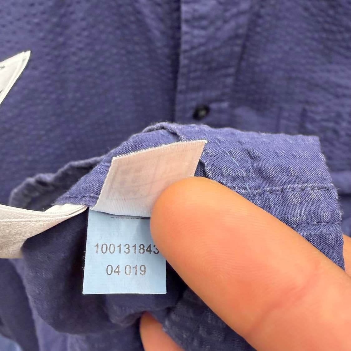 브룩스 브라더스 네이비 시어서커 리젠트 셔츠 S 상품이미지10