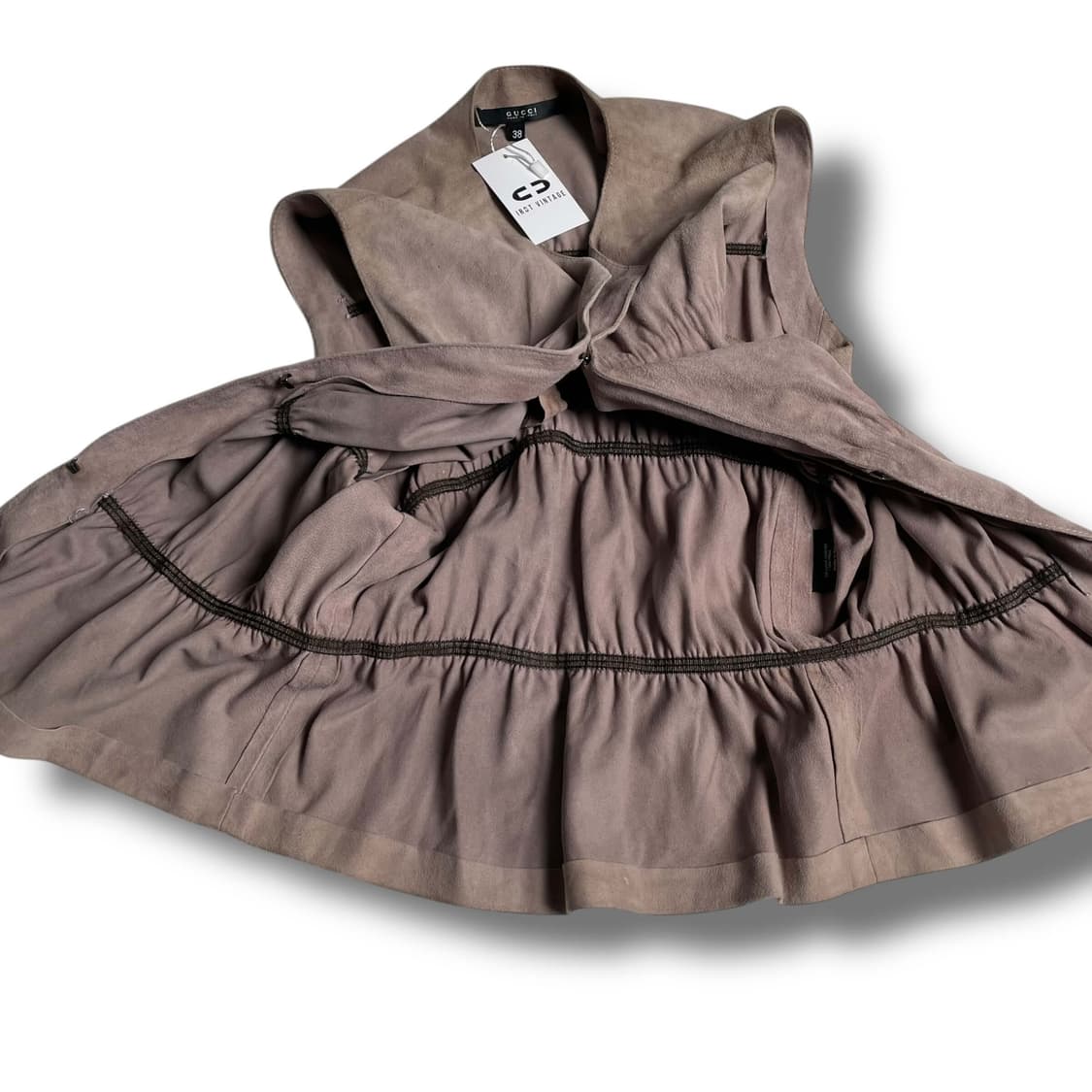 Gucci 스웨이드 셔링 베스트 (italy)   상품이미지5