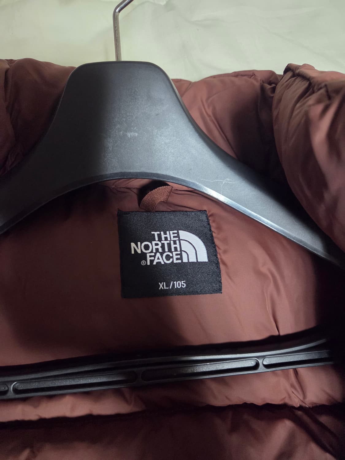 노스페이스 1996 에코눕시 패딩 브라운xl팝니다 상품이미지3
