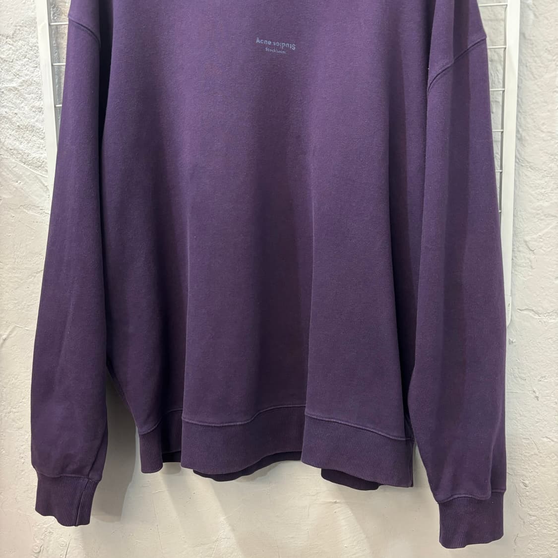 아크네 스튜디오 스톡홀름 퍼플 스웻셔츠 M 상품이미지4