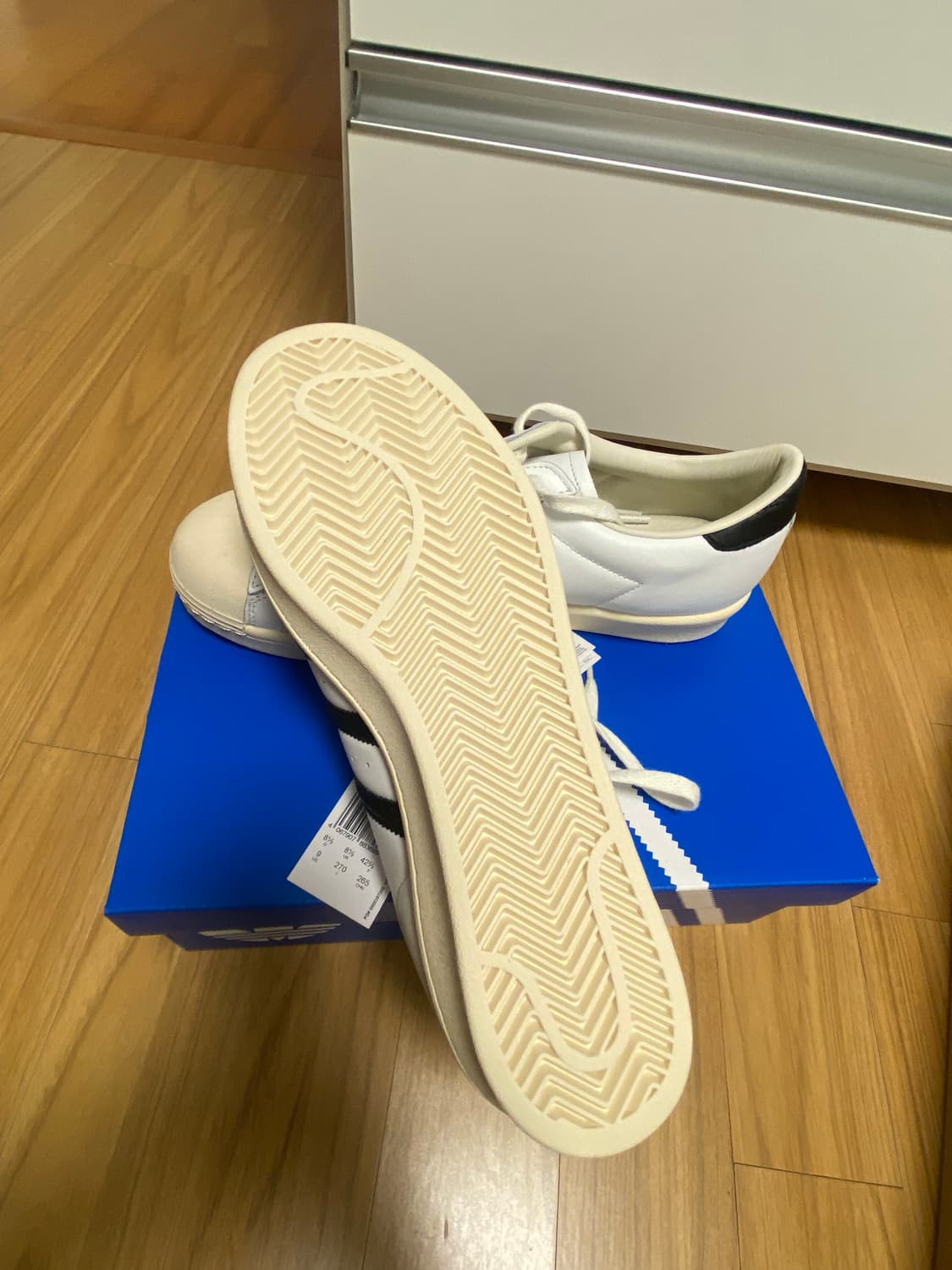 아디다스 슈퍼스타 빈티지 코어 화이트 JQ3254 상품이미지4